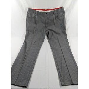 New  Puma Dark Shadow 5 Pocket Golf Pants Plaid Men's 40x31 (40x32 tag)